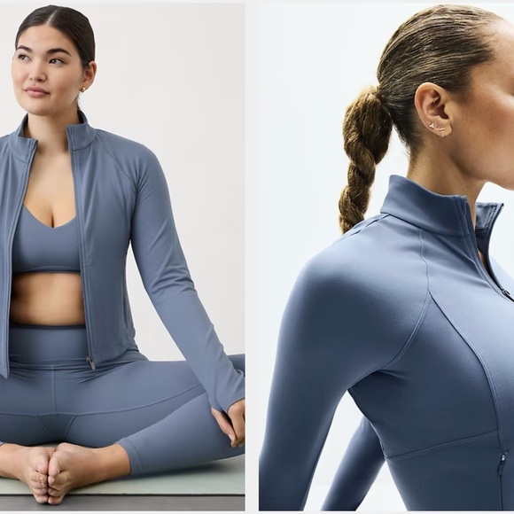 Women's Blue Jacket - Picture 3 of 4